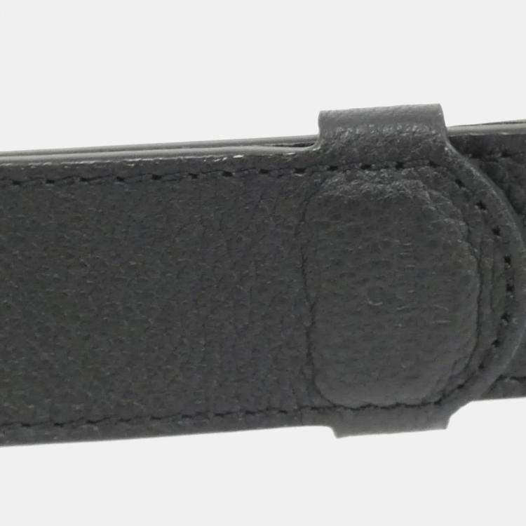 Pre Owned Louis Vuitton Colorado Soul Trunk EW Black Calfskin Leather Shoulder Bag