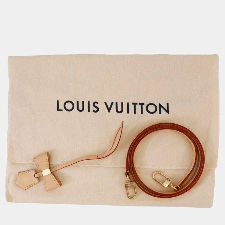 Pre Owned Louis Vuitton Takashi Murakami Monogram Cherry Speedy Bandouliere 20 Brown Red Monogram Canvas Top Handle Bag