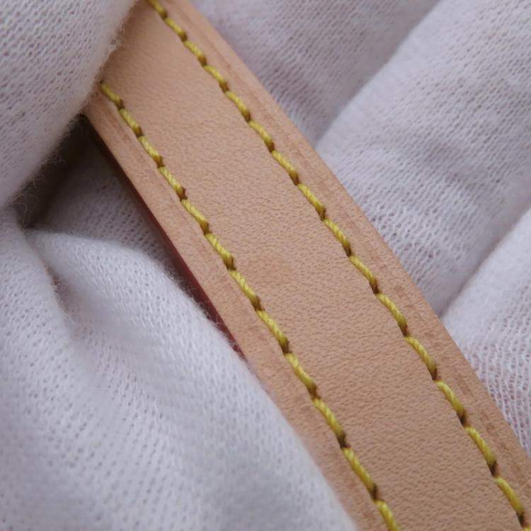 Pre Owned Louis Vuitton Takashi Murakami Monogram Cherry Speedy Bandouliere 20 Brown Red Monogram Canvas Top Handle Bag