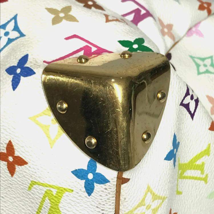 مملوكة مسبقًا Louis Vuitton Monogram Multicolore Keepall 45 Handbag Canvas And Available In Blanc White