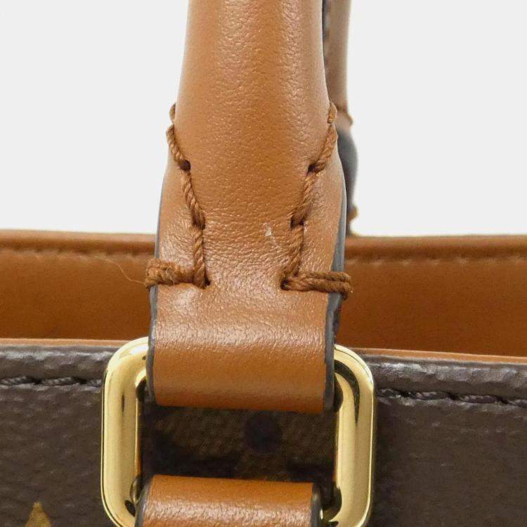 Pre Owned Louis Vuitton OnTheGo Brown Monogram Canvas Tote Bag