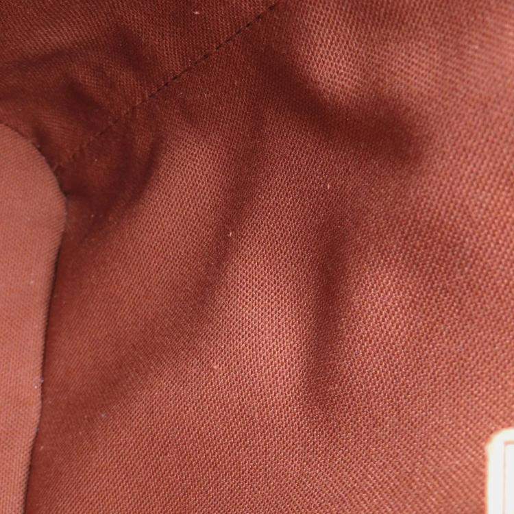 Pre Owned Louis Vuitton Panda Vavin PM Brown Monogram Canvas Shoulder Bag