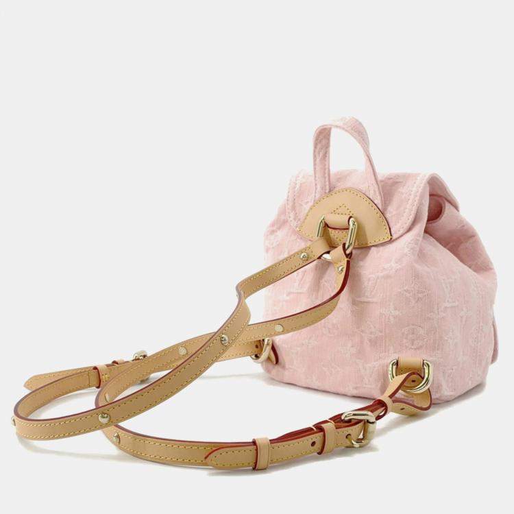 مملوكة مسبقًا Louis Vuitton Monogram Venice Pink Denim Backpack