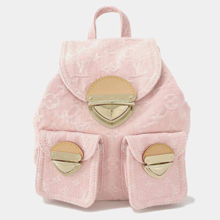 مملوكة مسبقًا Louis Vuitton Monogram Venice Pink Denim Backpack