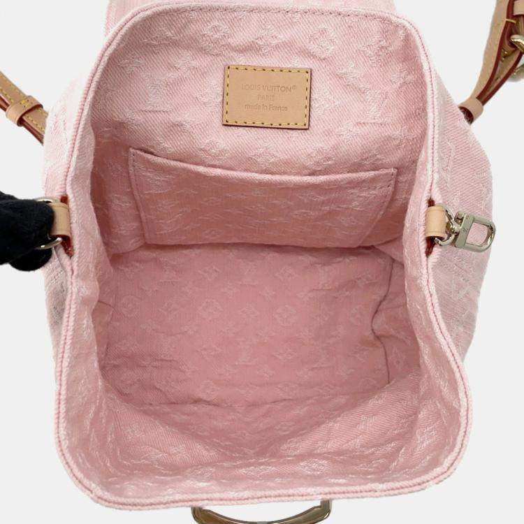 مملوكة مسبقًا Louis Vuitton Monogram Venice Pink Denim Backpack