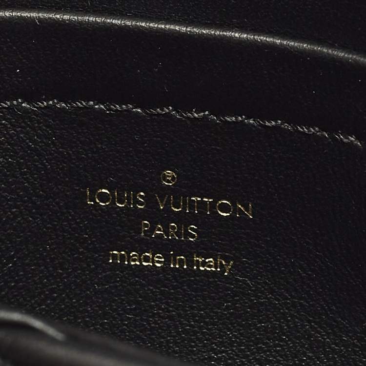 Pre Owned Louis Vuitton Go-14 Pico Black Malletage Leather Crossbody Bag