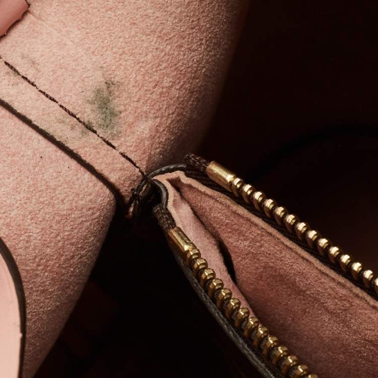 Pre Owned Louis Vuitton NeoNoe Rose Poudre Monogram Canvas Bucket Bag