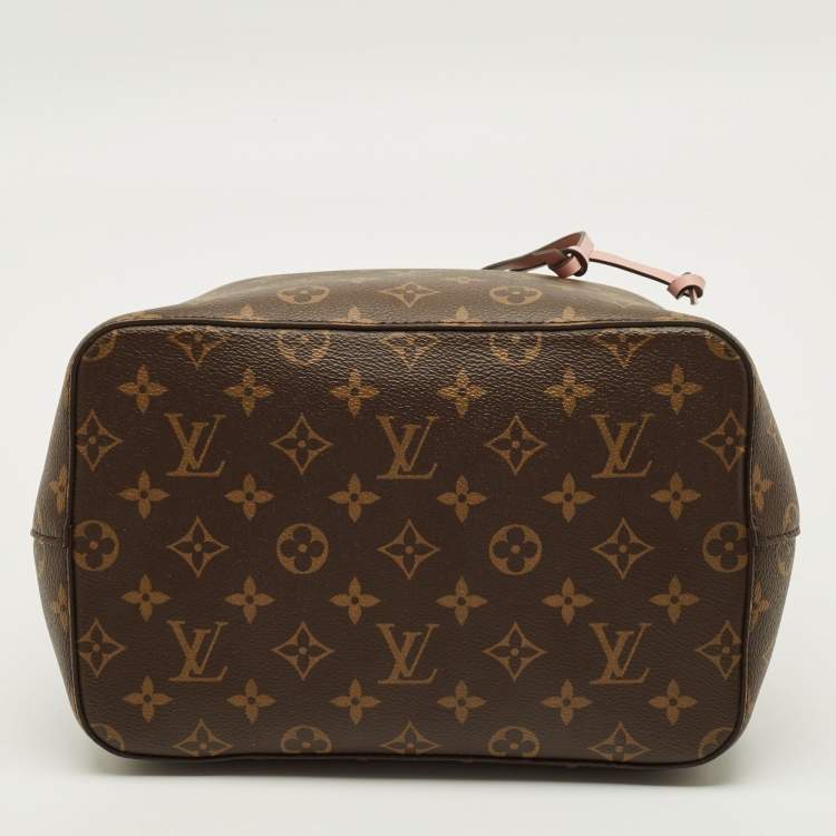 Pre Owned Louis Vuitton NeoNoe Rose Poudre Monogram Canvas Bucket Bag