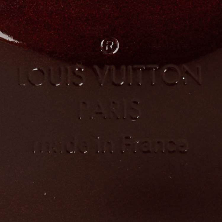 Pre Owned Louis Vuitton Monceau BB Amarante Vernis Bag