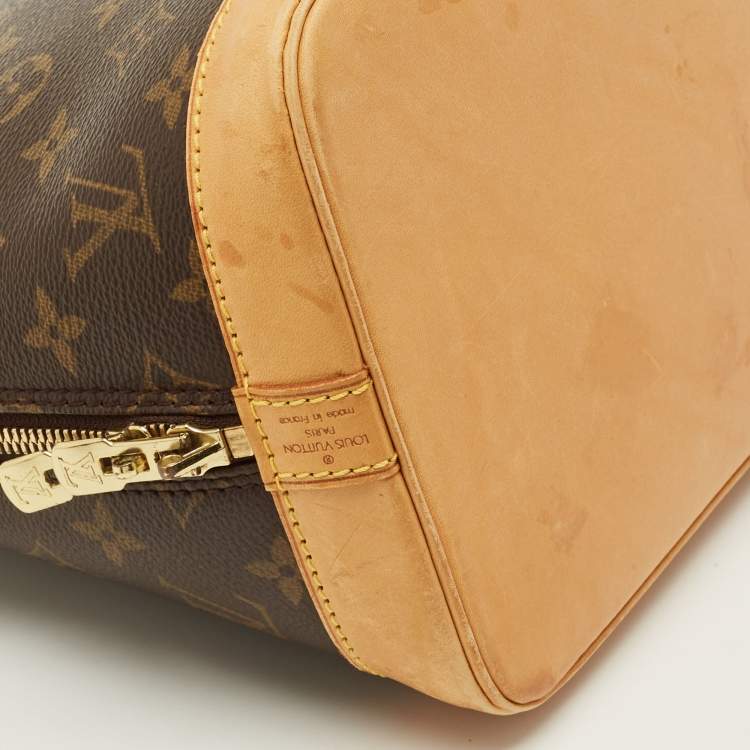 Pre Owned Louis Vuitton Alma PM Monogram Canvas Bag