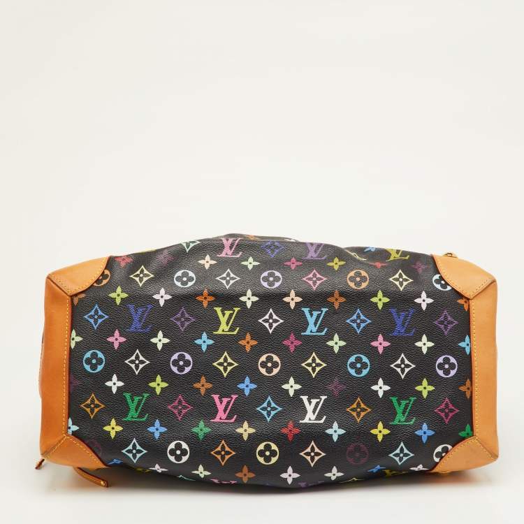 Pre Owned Louis Vuitton Ursula Multicolor Monogram Canvas and Leather Bag