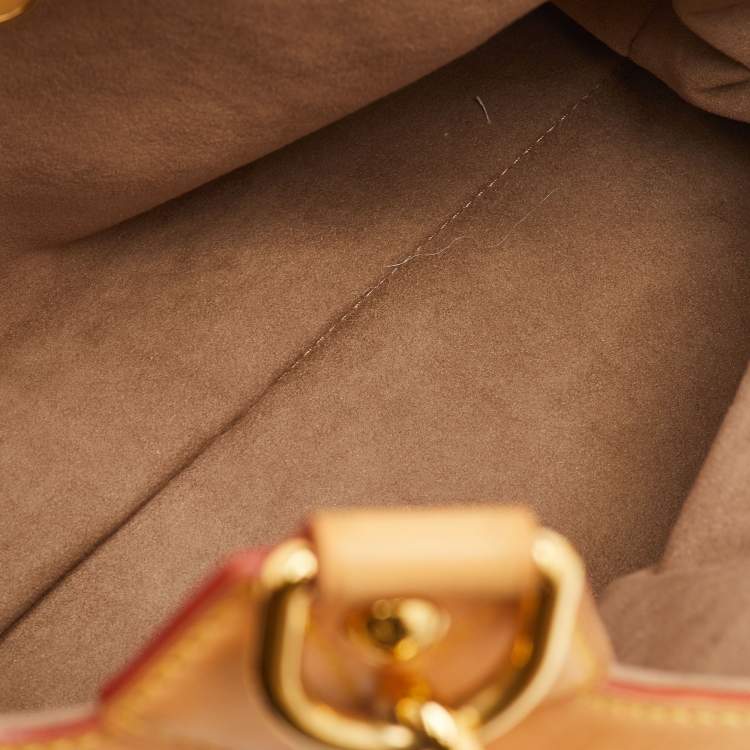 Pre Owned Louis Vuitton Ursula Multicolor Monogram Canvas and Leather Bag