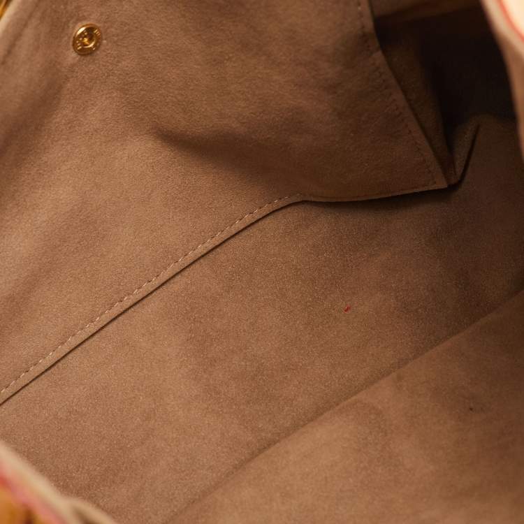 Pre Owned Louis Vuitton Ursula Multicolor Monogram Canvas and Leather Bag