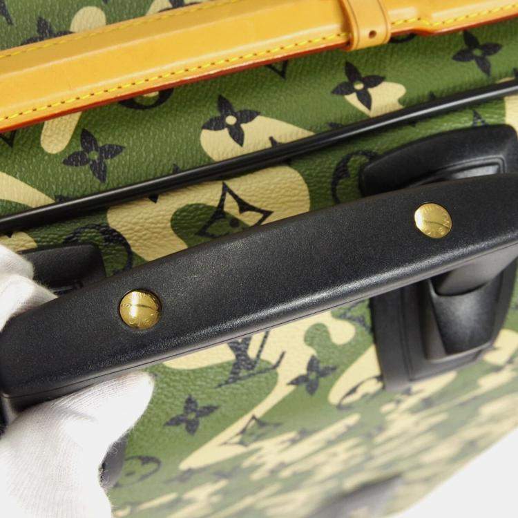 Pre Owned Louis Vuitton Pegase 60 Monogram Canvas Suitcase