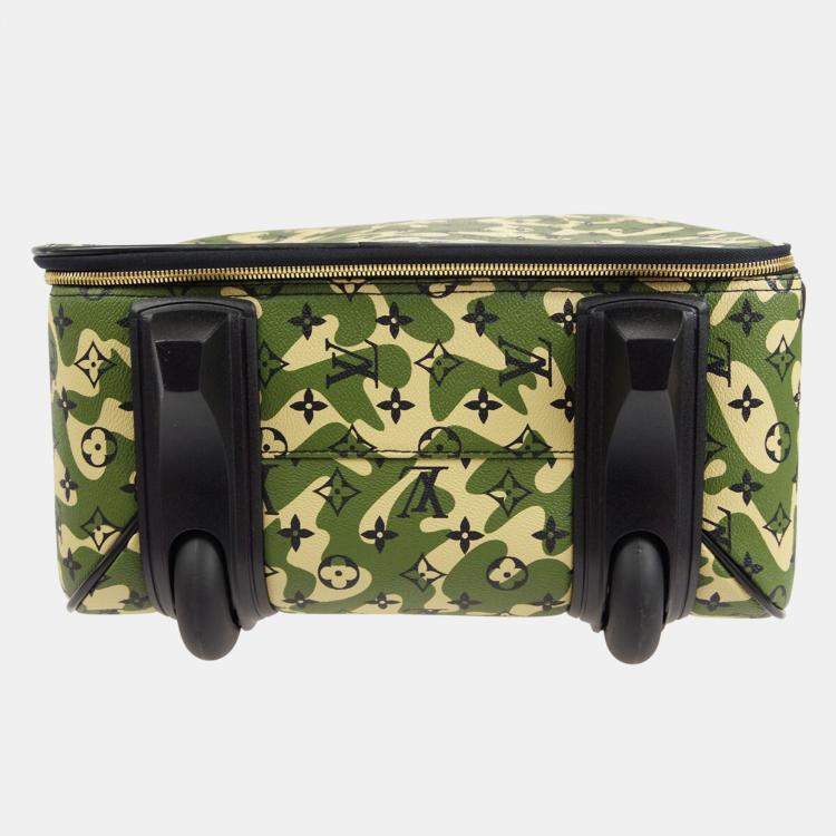 Pre Owned Louis Vuitton Pegase 60 Monogram Canvas Suitcase