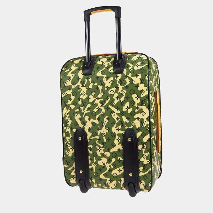 Pre Owned Louis Vuitton Pegase 60 Monogram Canvas Suitcase