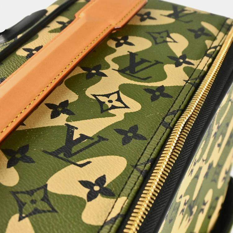 Pre Owned Louis Vuitton Monoglamourage Pegase 60 Carry-On Luggage