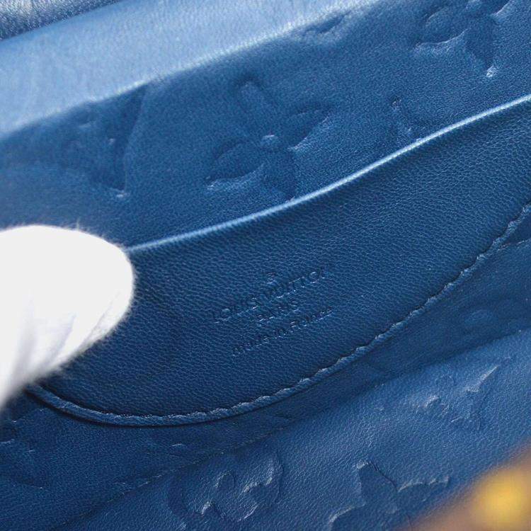 Pre Owned Louis Vuitton Twisted Box Brown Monogram Canvas Top Handle Bag