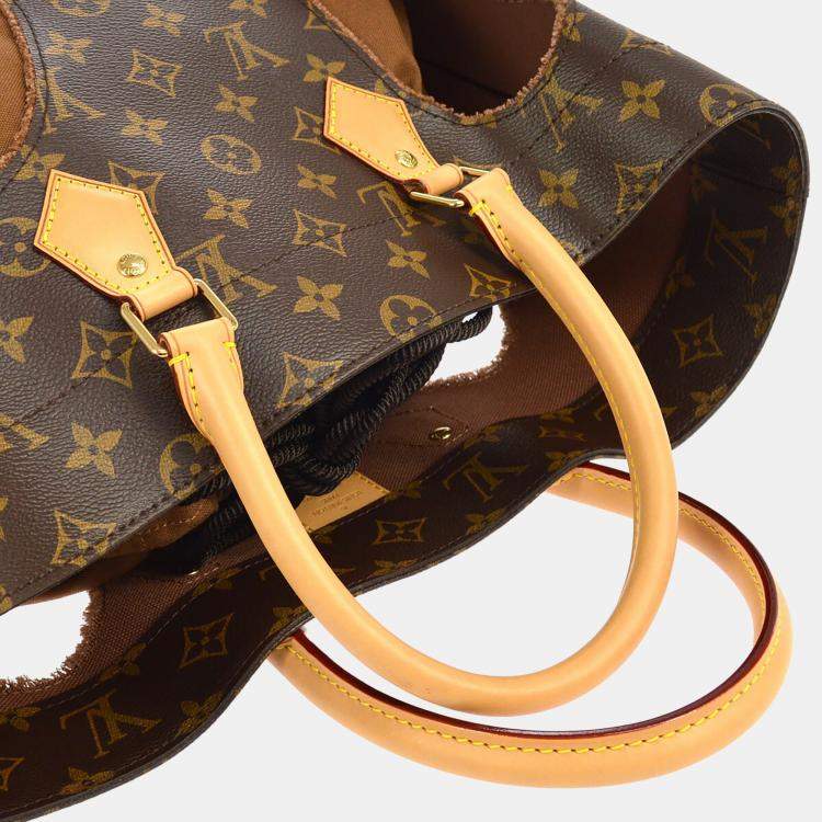 Pre Owned Louis Vuitton Comme des Garcons With Holes Monogram Canvas Tote Bag