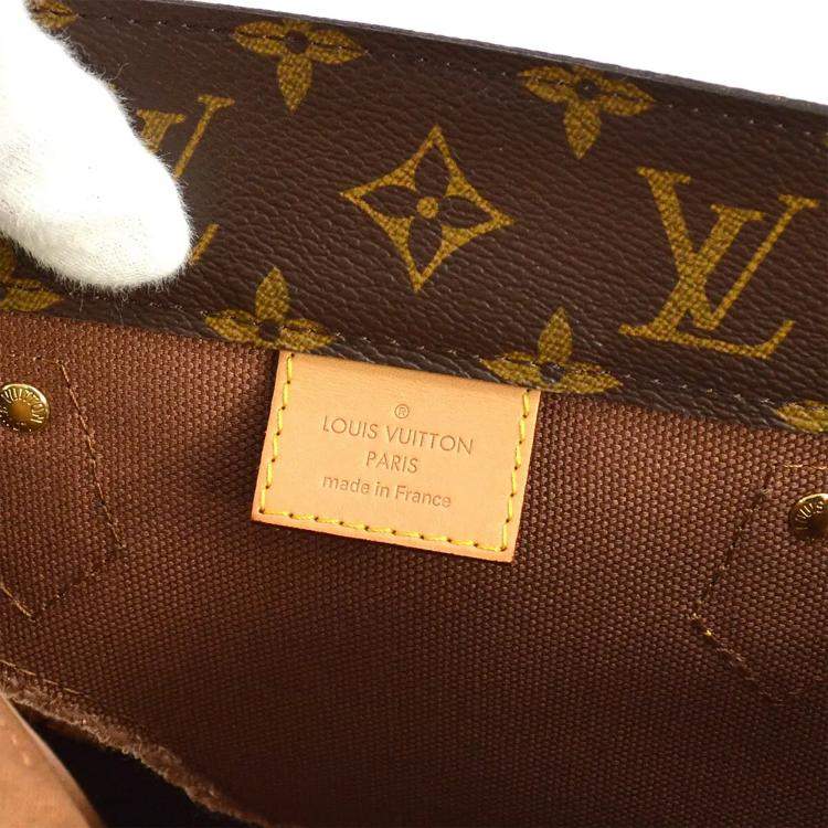 Pre Owned Louis Vuitton Comme des Garcons With Holes Monogram Canvas Tote Bag