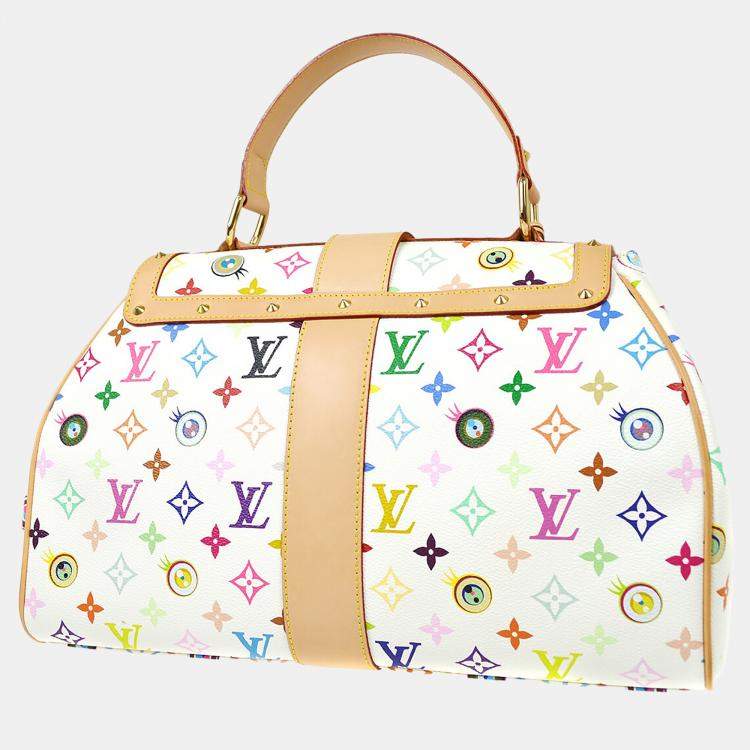 Pre Owned Louis Vuitton Eye Love Monogram Sac Retro GM Monogram Canvas Top Handle Bag