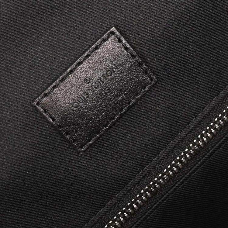 Pre Owned Louis Vuitton Monogram Galaxy Alpha Black Coated Canvas Backpack