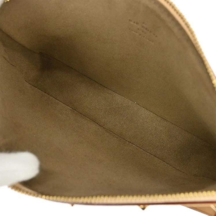 Pre Owned Louis Vuitton Pochette Accessoires Black Multicolor Monogram Multicolore Canvas Clutch Bag