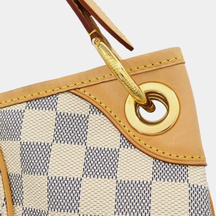 Pre Owned Louis Vuitton Galliera PM Damier Azur Canvas Shoulder Bag