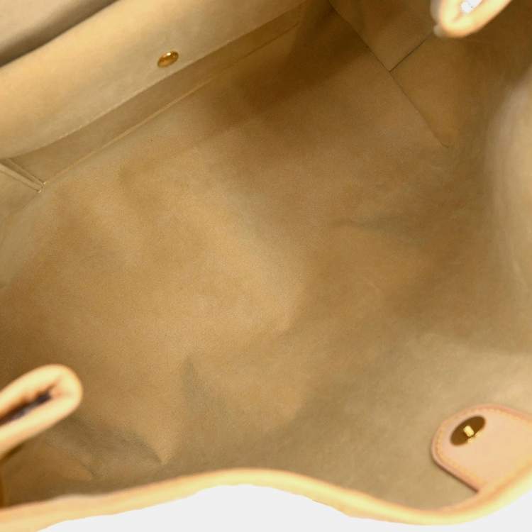 Pre Owned Louis Vuitton Galliera PM Damier Azur Canvas Shoulder Bag