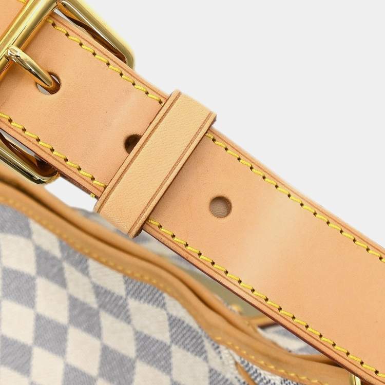 Pre Owned Louis Vuitton Galliera PM Damier Azur Canvas Shoulder Bag