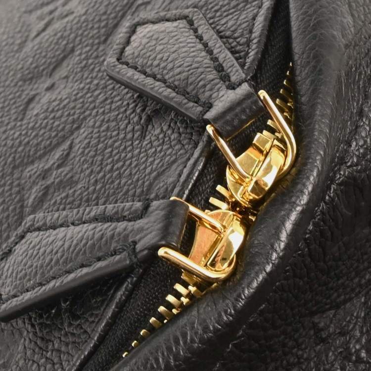 Pre Owned Louis Vuitton Sorbonne Black Monogram Empreinte Leather Backpack