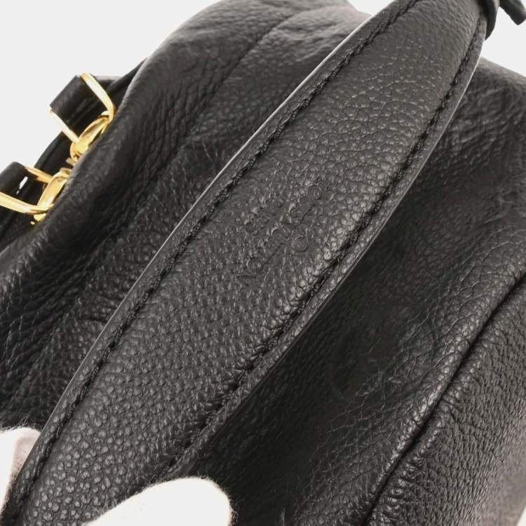 Pre Owned Louis Vuitton Sorbonne Black Monogram Empreinte Leather Backpack