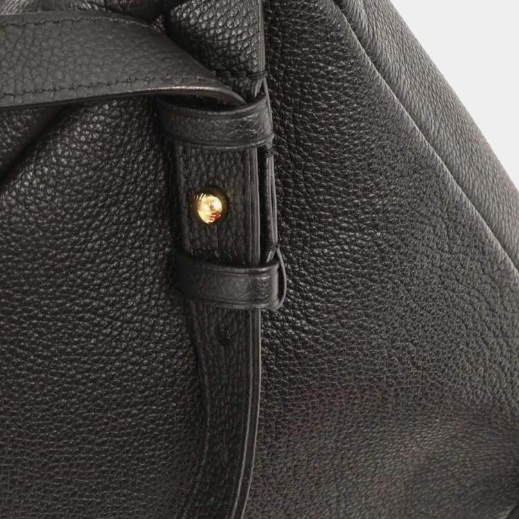 Pre Owned Louis Vuitton Sorbonne Black Monogram Empreinte Leather Backpack