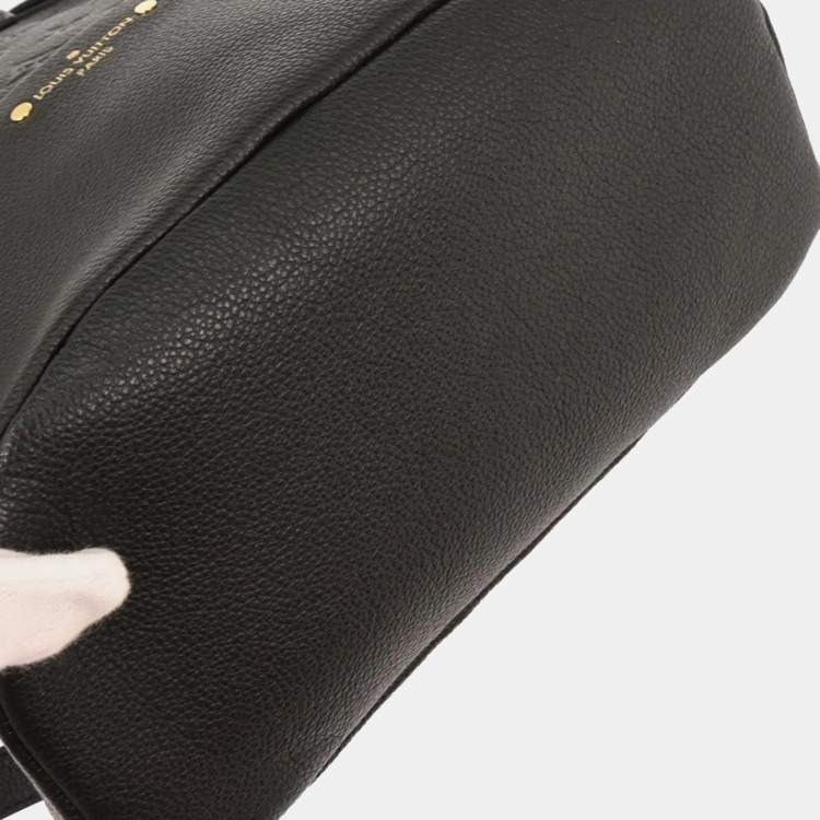 Pre Owned Louis Vuitton Sorbonne Black Monogram Empreinte Leather Backpack