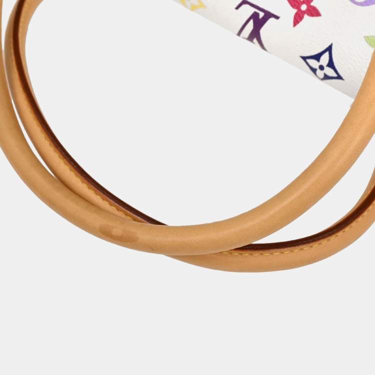 مملوكة مسبقًا Louis Vuitton White Multicolor Beverly Gm Handbag