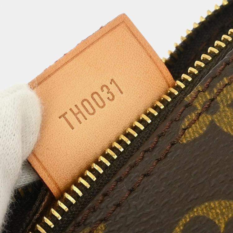 Pre Owned Louis Vuitton Monogram Speedy Mini Brown Monogram Canvas Top Handle Bag