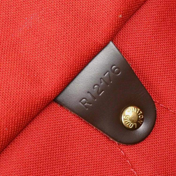 مملوكة مسبقًا Louis Vuitton Speedy 35 Brown Damier Ebene Canvas Top Handle Bag