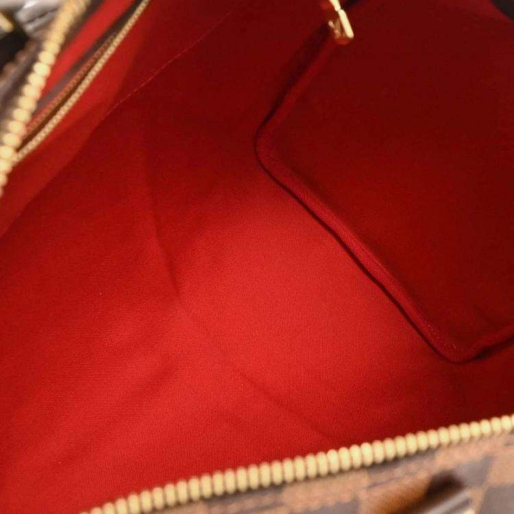 مملوكة مسبقًا Louis Vuitton Speedy 35 Brown Damier Ebene Canvas Top Handle Bag