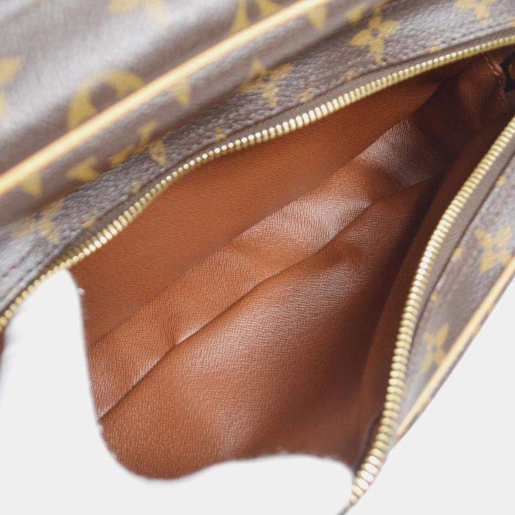 Pre Owned Louis Vuitton Nile Brown Monogram Canvas Messenger Bag
