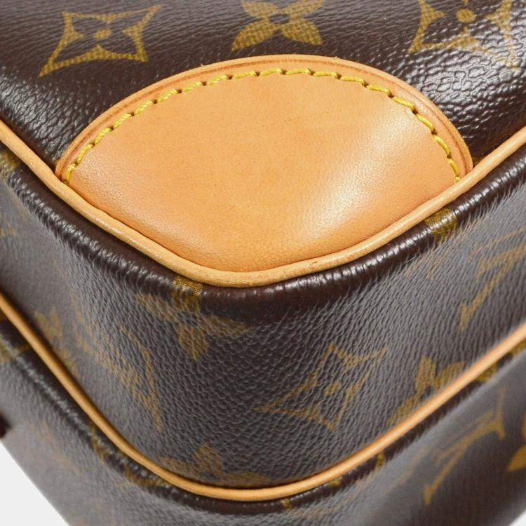 Pre Owned Louis Vuitton Nile Brown Monogram Canvas Messenger Bag