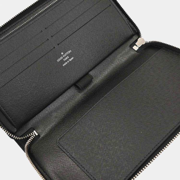 Pre Owned Louis Vuitton Damier Graphite Grey Coated Canvas Zippy Organizer Wallet