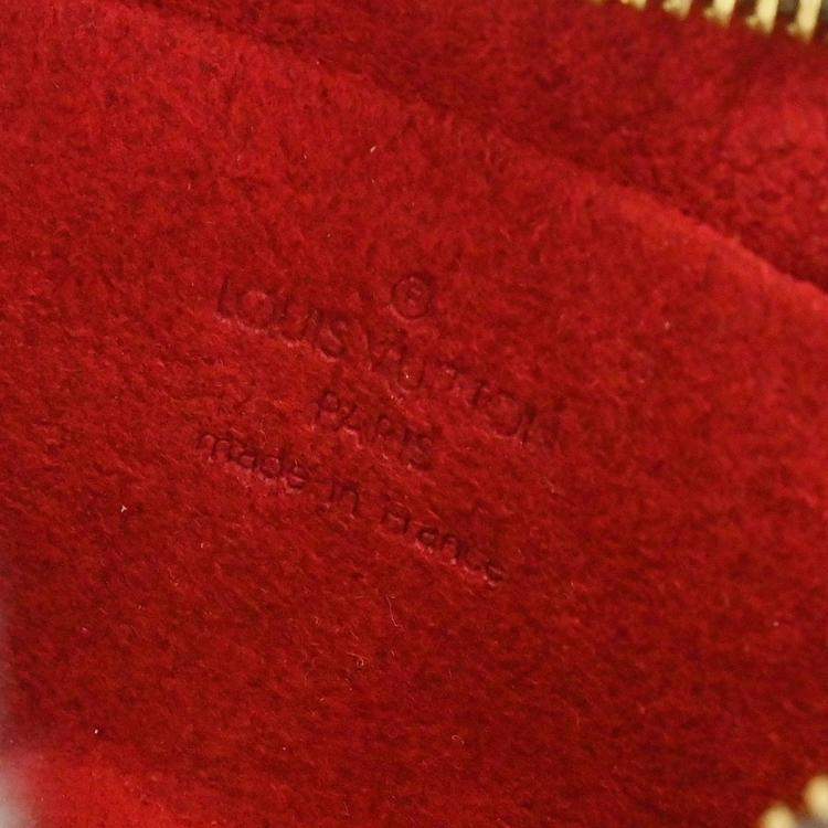 Pre Owned Louis Vuitton Trousse Wapity Brown Monogram Canvas Wristlet Bag