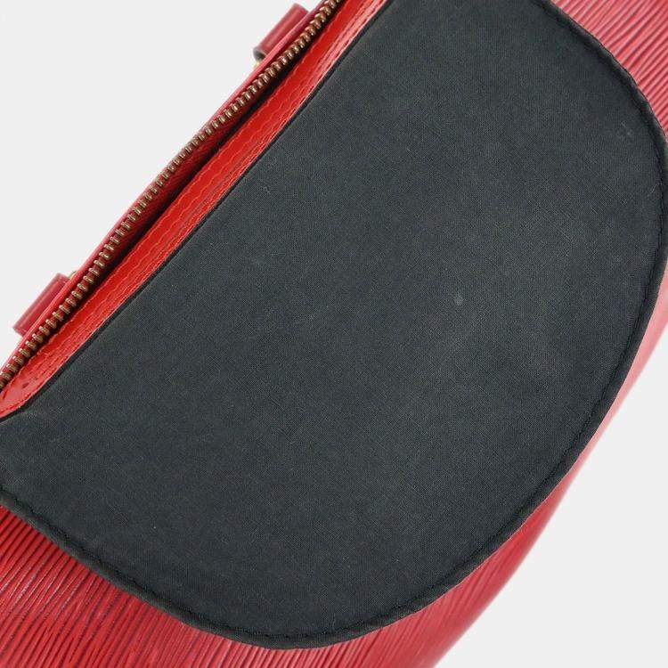Pre Owned Louis Vuitton Speedy 25 Red Epi Leather Top Handle Bag