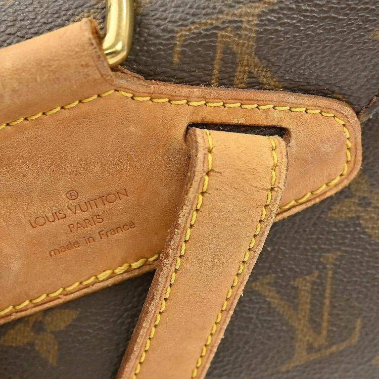 Pre Owned Louis Vuitton Montsouris MM Brown Monogram Canvas Backpack