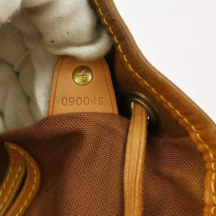 Pre Owned Louis Vuitton Montsouris MM Brown Monogram Canvas Backpack