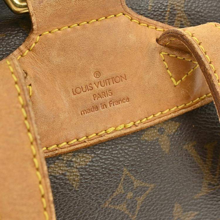 Pre Owned Louis Vuitton Montsouris MM Brown Monogram Canvas Backpack