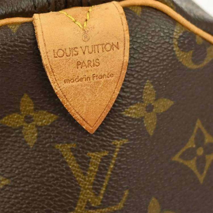 Pre Owned Louis Vuitton Keepall 50 Brown Monogram Canvas Duffle Bag