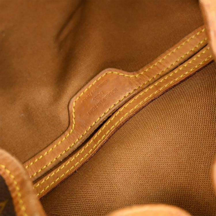Pre Owned Louis Vuitton Montsouris GM Brown Monogram Canvas Backpack