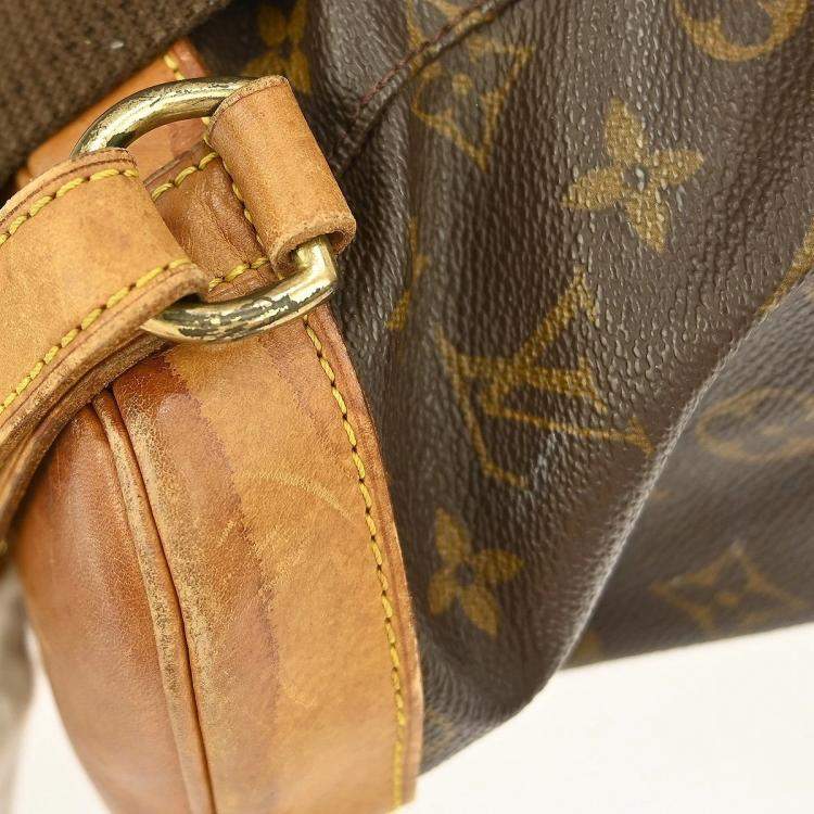 Pre Owned Louis Vuitton Montsouris GM Brown Monogram Canvas Backpack