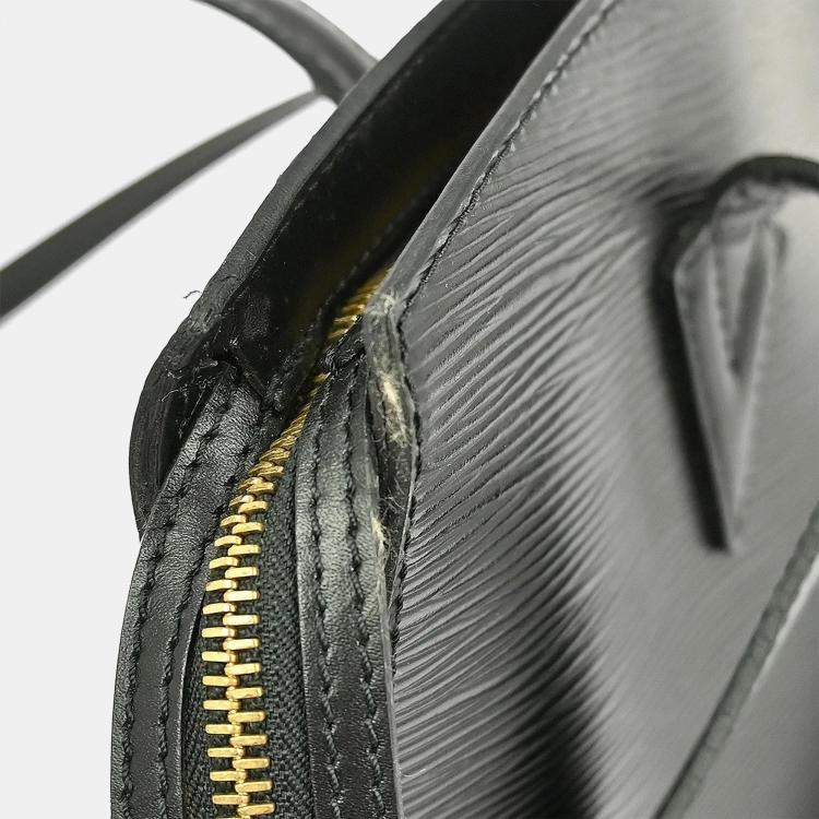 مملوكة مسبقًا Louis Vuitton Saint Jacques Black Epi Leather Shopping Tote Bag